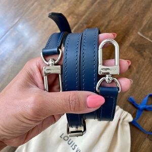** SOLD ** Louis Vuitton navy adjustable shoulder strap